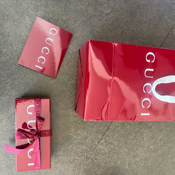 Gucci Printed Silk Twill Ribbon Scarf - Picture 2 of 8